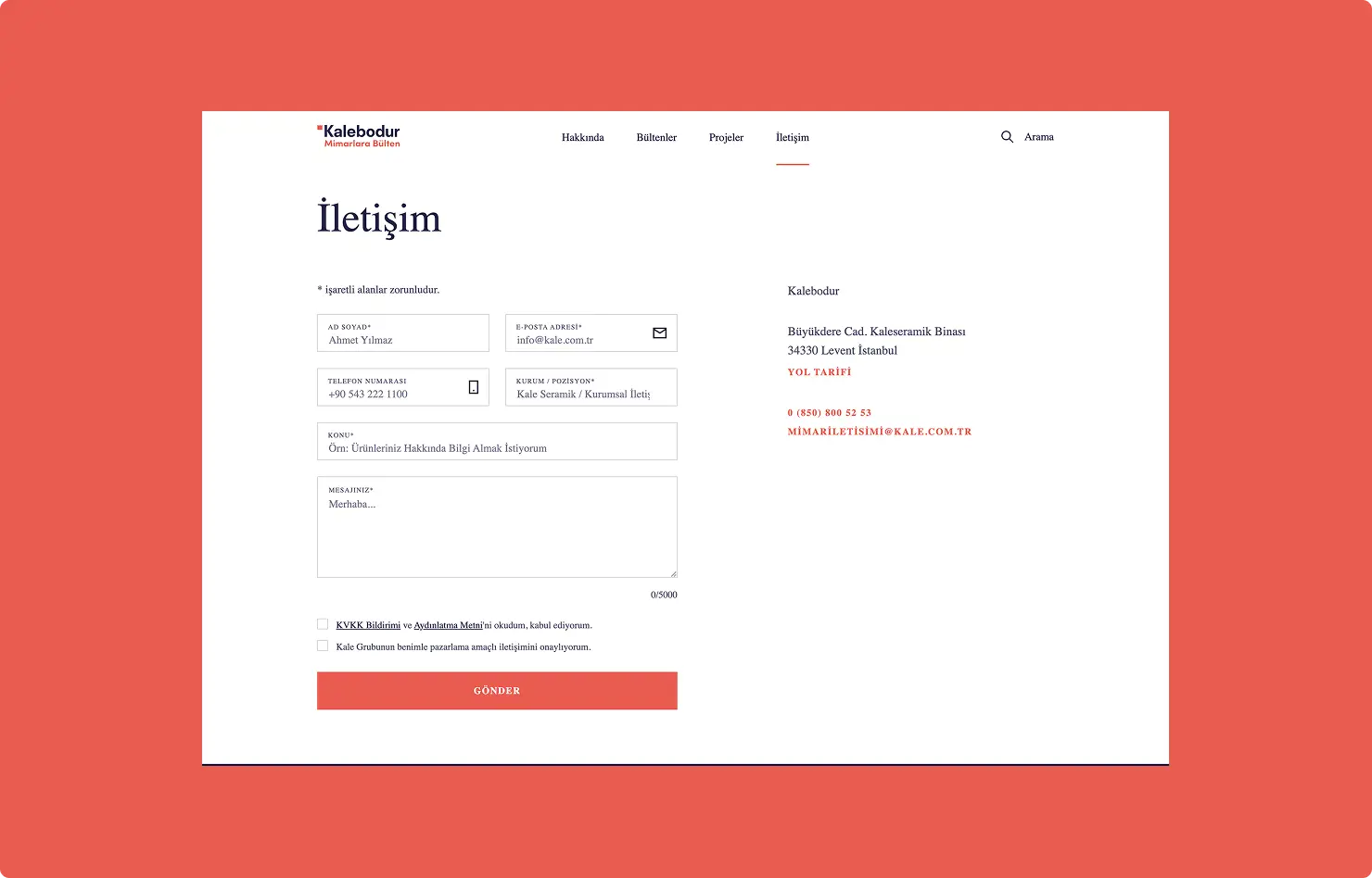 Mimarlara Bulten Ss 6