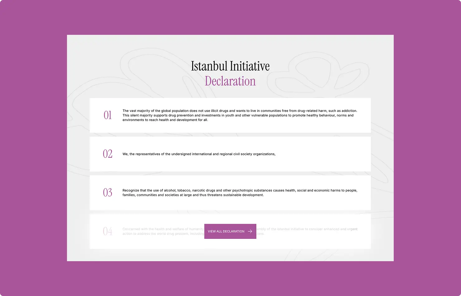 Istanbul Initiative Ss 4