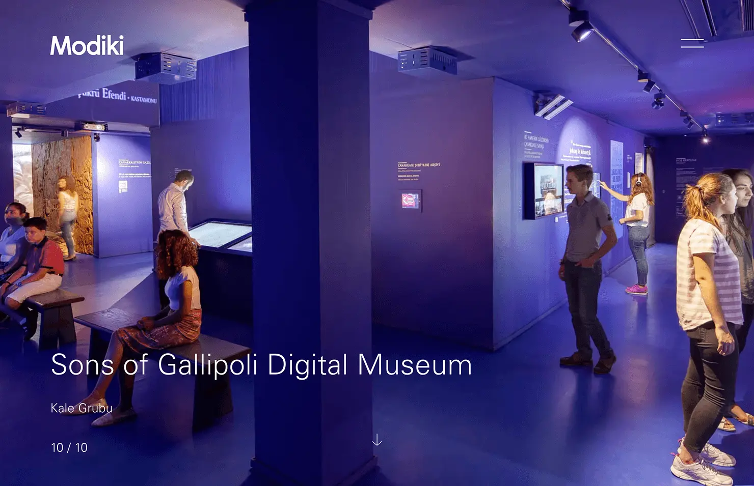 Modiki Website Ekran Görüntüsü