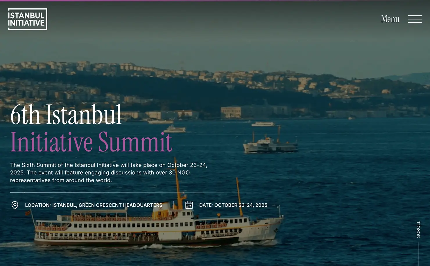 Istanbul Initiative Website Ekran Görüntüsü